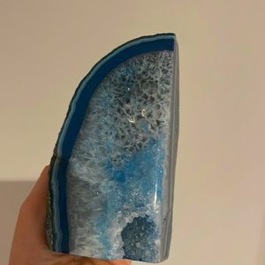 Home goods Geode desk decor/book holders
